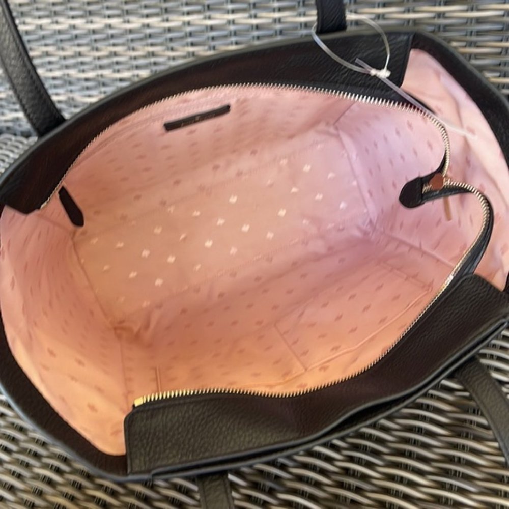 Kate Spade Marti Large Tote Pebbled Leather Black - Picture 11 of 16